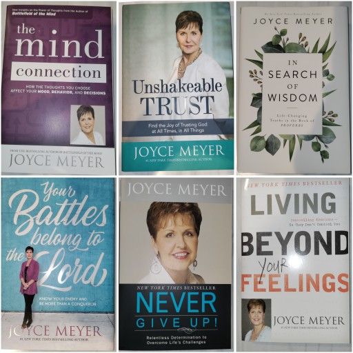New Joyce Meyer Books Bundle Lot