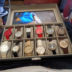 I Have Always Watches And Jewelry Display Cases Watch Cases $20 Each On Each Watch Or Make An Offer On Everything I Can Offer On All