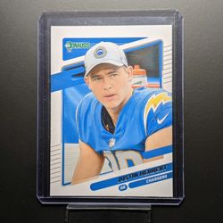 2021 NFL Donruss Football Justin Herbert No Helmet Variation