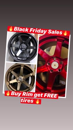 🔥🔥🔥Black Friday SALES! BUY Rims get FREE Tires🔥🔥🔥(only 50 down payment / no credit needed )