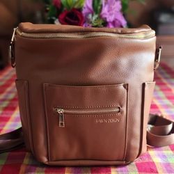 FAWN Leather Diaper Bag