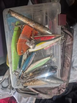 Lot of Used Fishing Lures