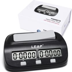 LEAP Chess Clock Digital Chess Timer Professional for Board Games Timer