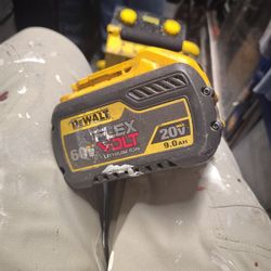 DeWalt 20v/60v 9.0 AH battery