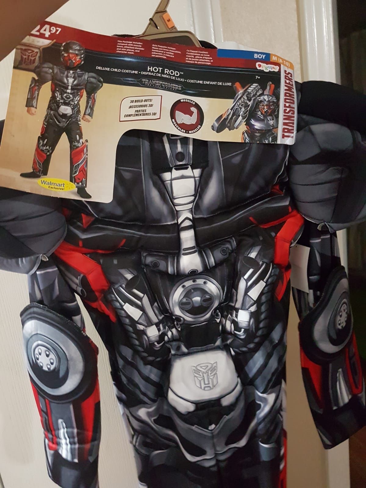 Transformer hot rod halloween costume Age 7+