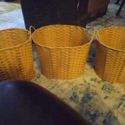 3 Wicker Baskets,$20 For All