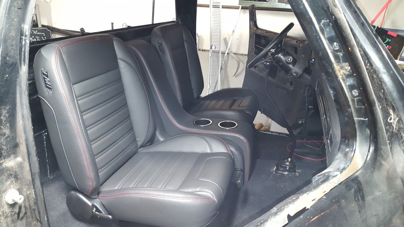 Brand new TMI seats with a 73-87 C10 bracket