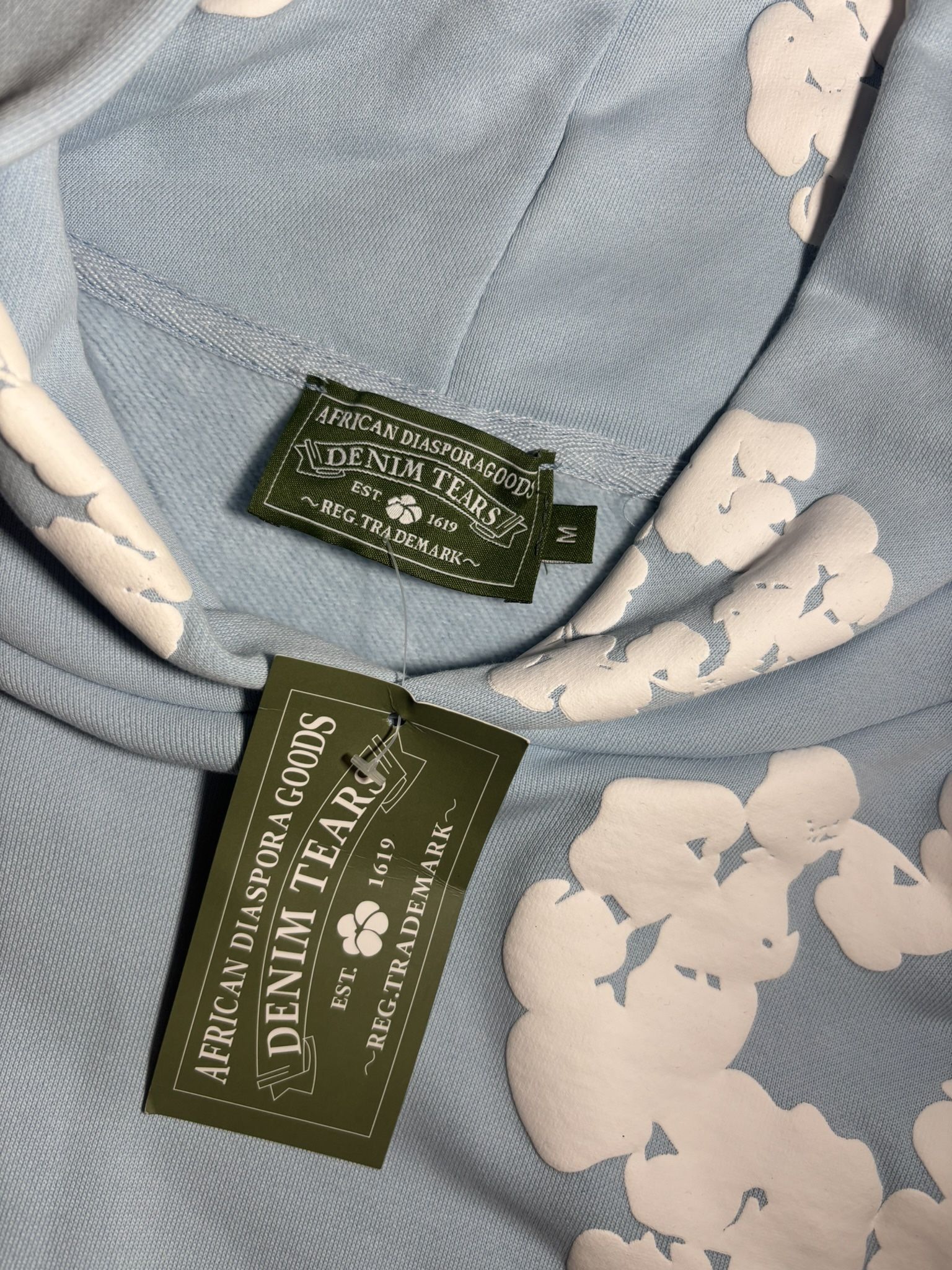 Denim Tears Baby Blue Hoodie