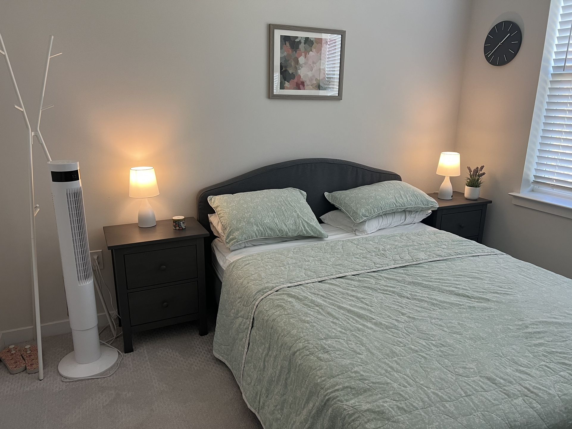 Queen Bedset For Sale Along With Dresser And Mirror