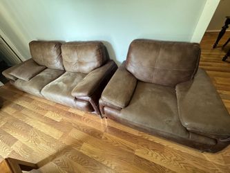 Leather living room set