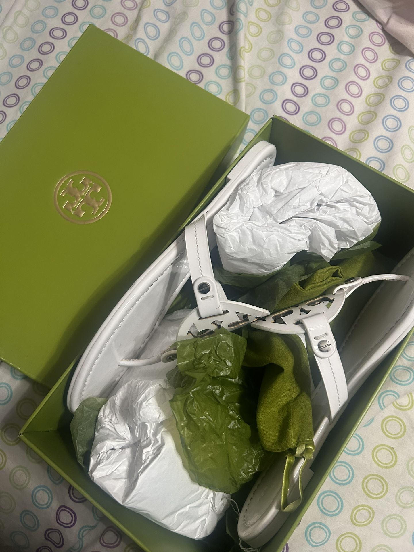 Tory Burch Miller White Sandals