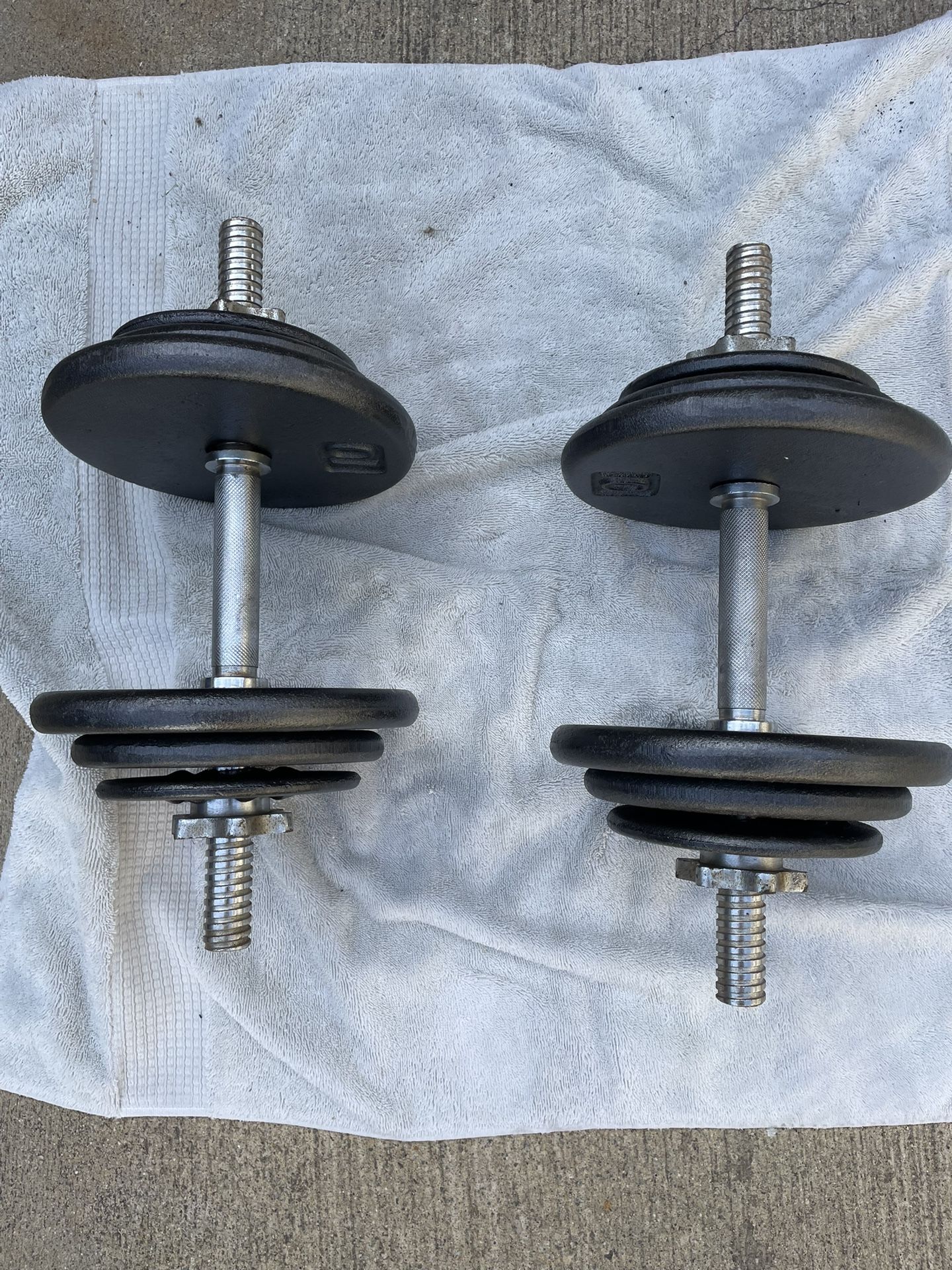 Dumbbells. 60 Dollars