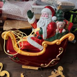 santa and sleigh