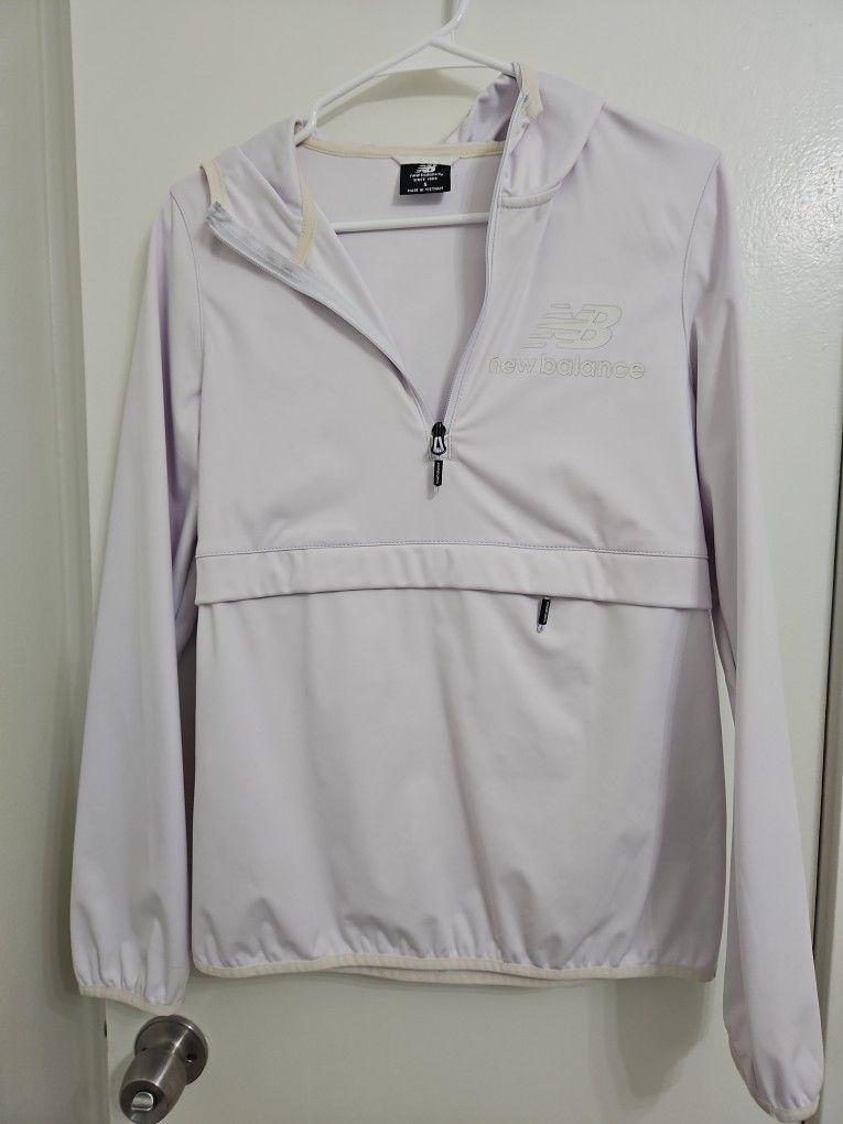 S New Balance Lilac Quarter Zip Pullover
