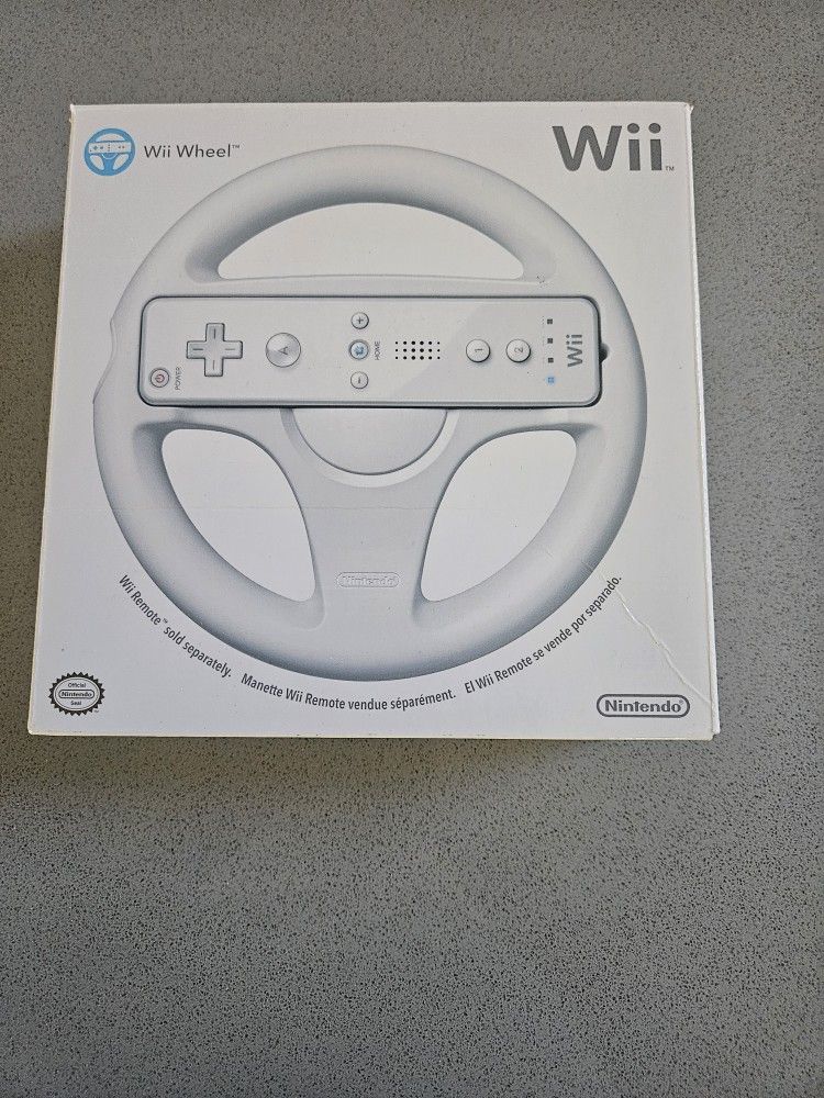 Nintendo Wii Steering Wheel - NIB 