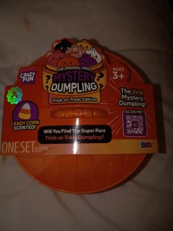 Candy corn dumpling