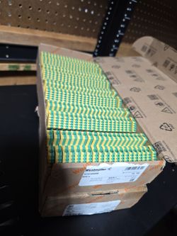 DIN terminal block, new old stock