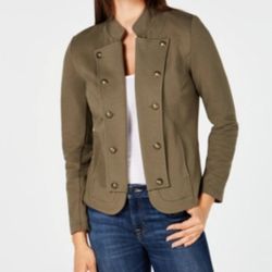 New Tommy Hilfiger Olive Green Military Style Blazer Size XLarge ( reseda ca)