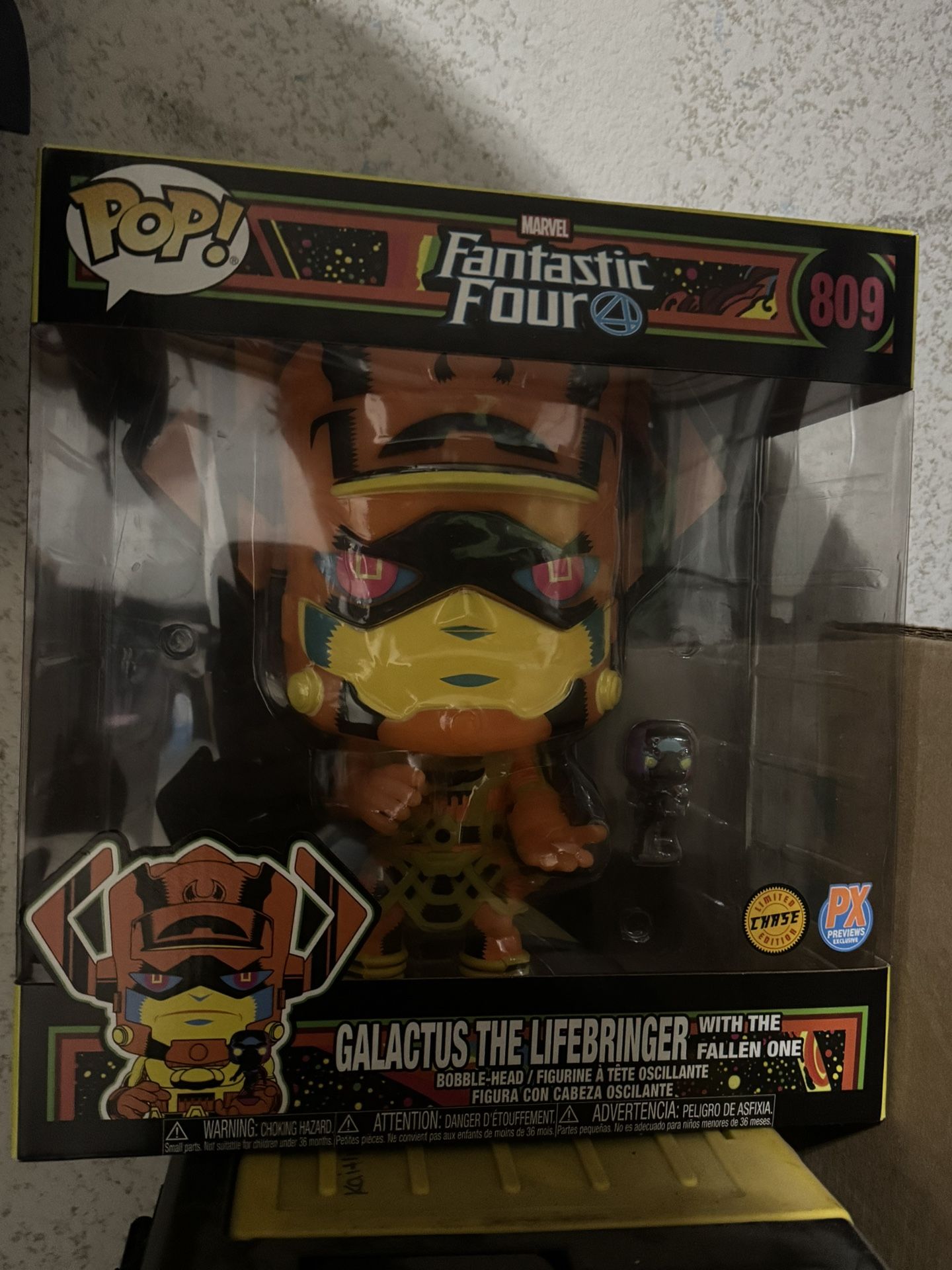 Galactus BLACK LIGHT Jumbo Chase PX Exclusive Funko Pop Brand New
