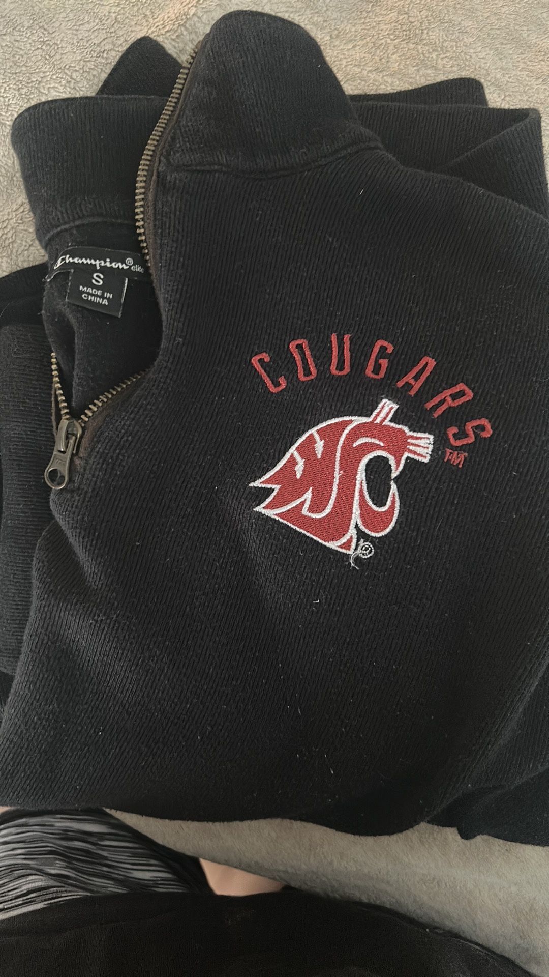 WSU Quarter zip