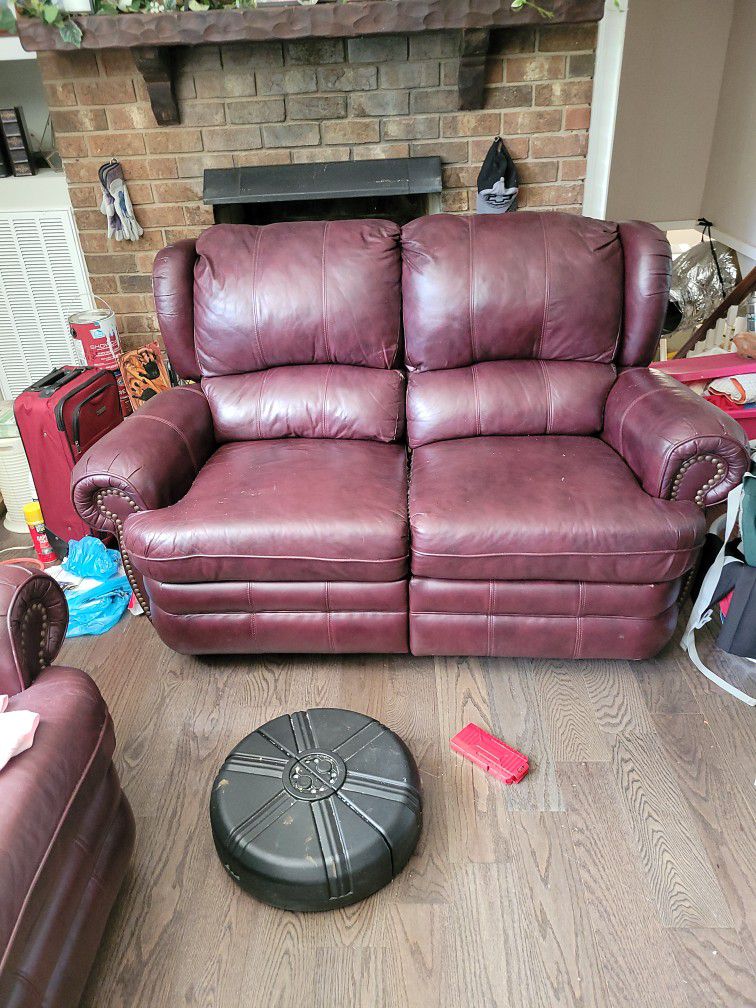 couch  loveseat with  Recliners  Built-in