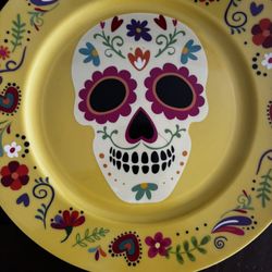 Day of Dead charger plate