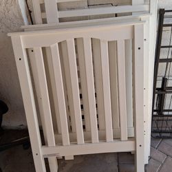 Baby White Crib 