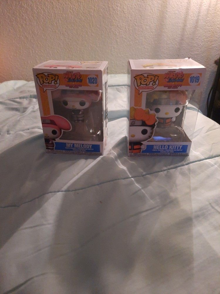 Naruto Hello Kitty Pop And Sakura My Melody Pop