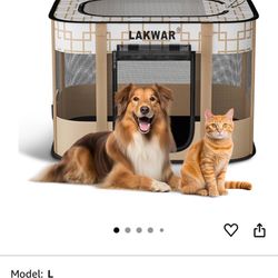 Portable Foldable Pet Playpen Large