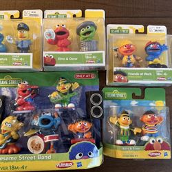 Sesame Street Figures NIB 