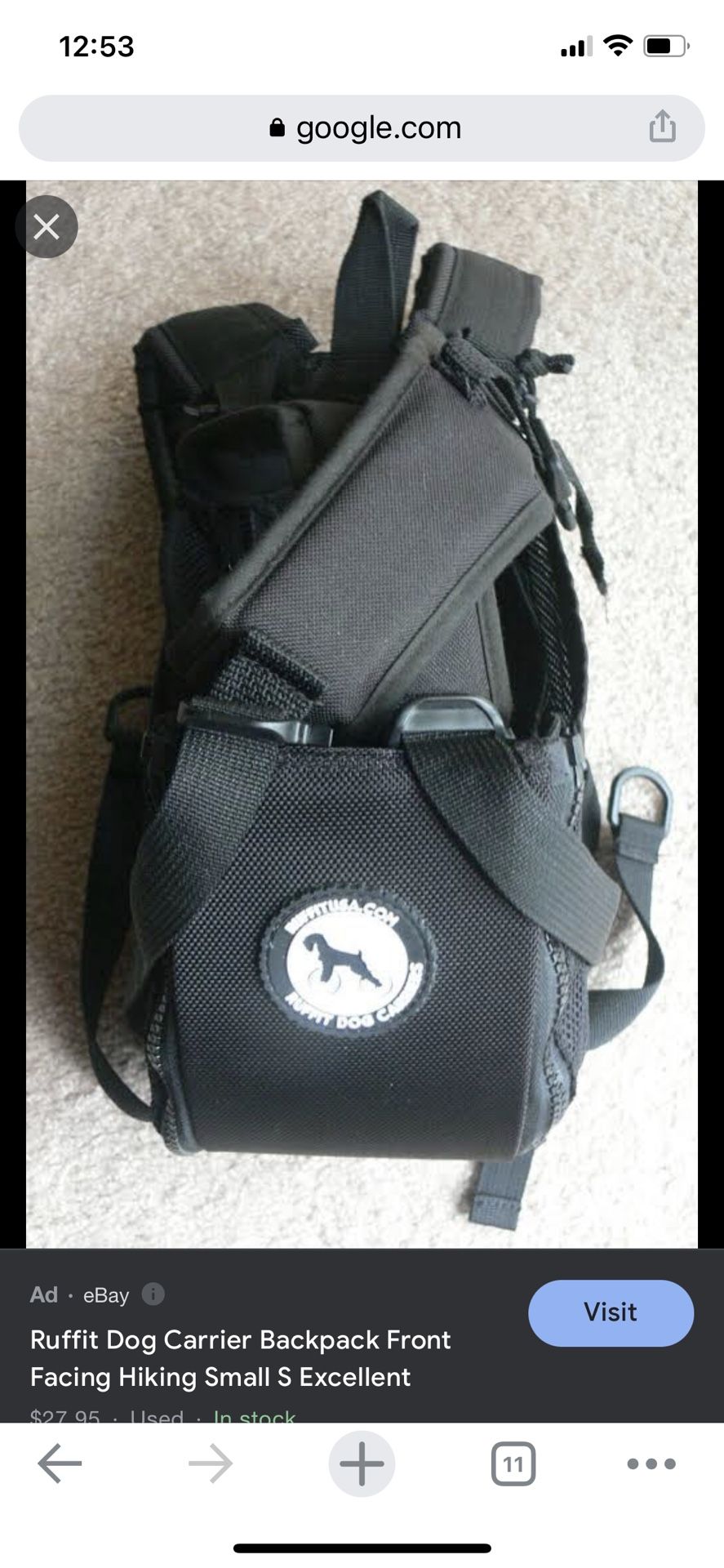 Small Ruffit Dog Carrier