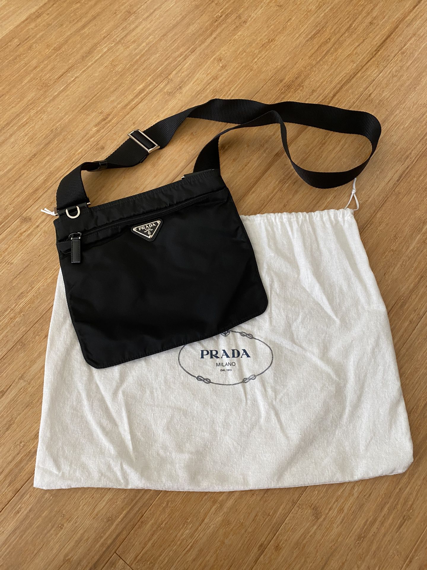 Prada Nylon Vela Messenger Bag
