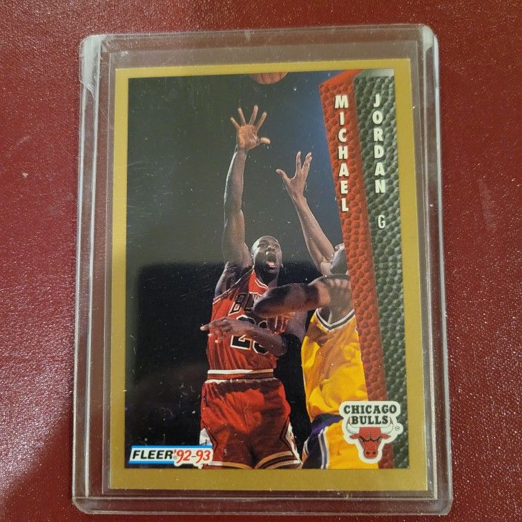 Michael Jordan 1(contact info removed) Vintage FLEER NBA CHICAGO BASKETBALL  CARD