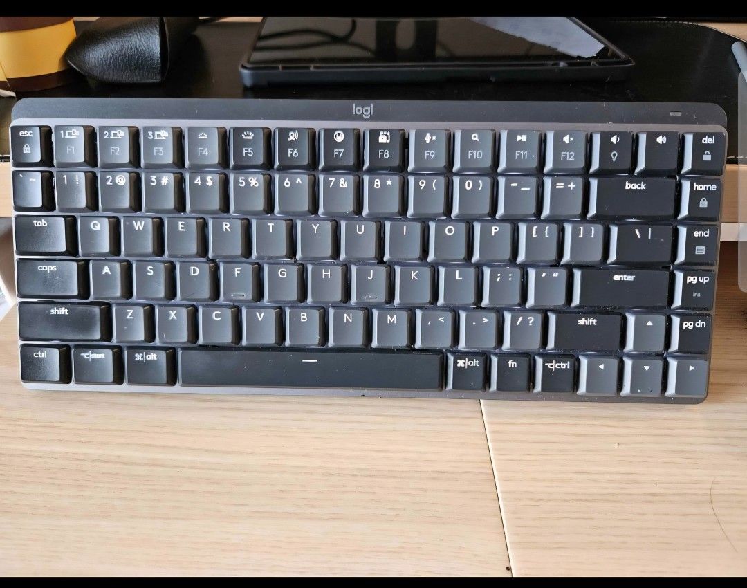 Logitech - MX Mechanical Mini Compact Wireless Mechanical Tactile
