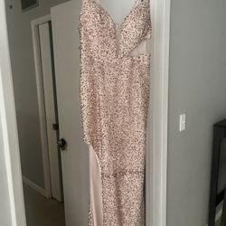 Party Dress Size L  With Slit 