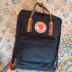 Fjallraven Black Full Size BACKPACK