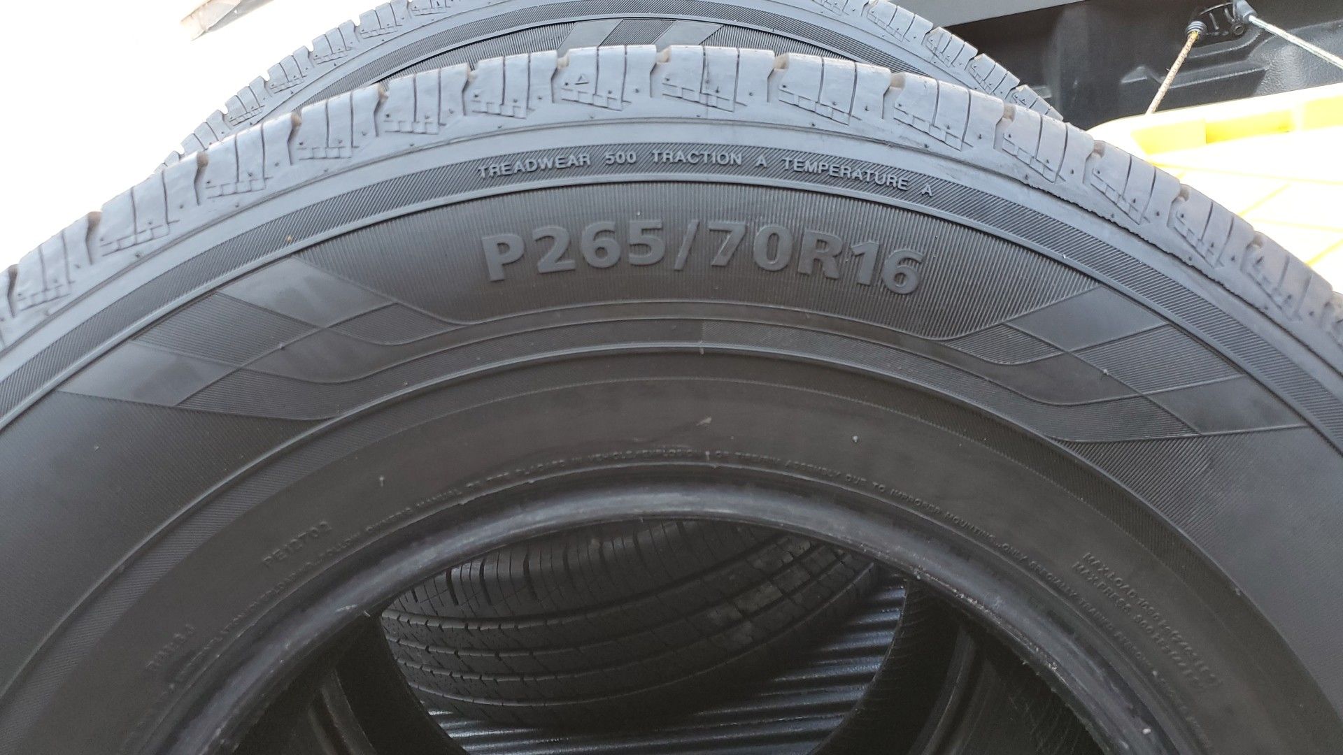 4 tires 265 70 16