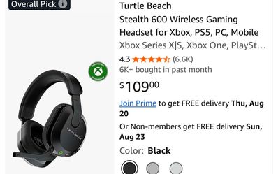 Turtle Beach Stealth 600 Wireless Gaming Headset