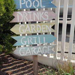 Handmade wood sign