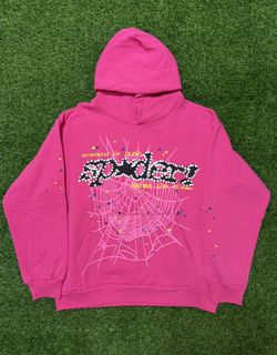 Sp5der hoodie - Pink V2