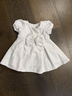 3-6 Mo Beautiful White Dress