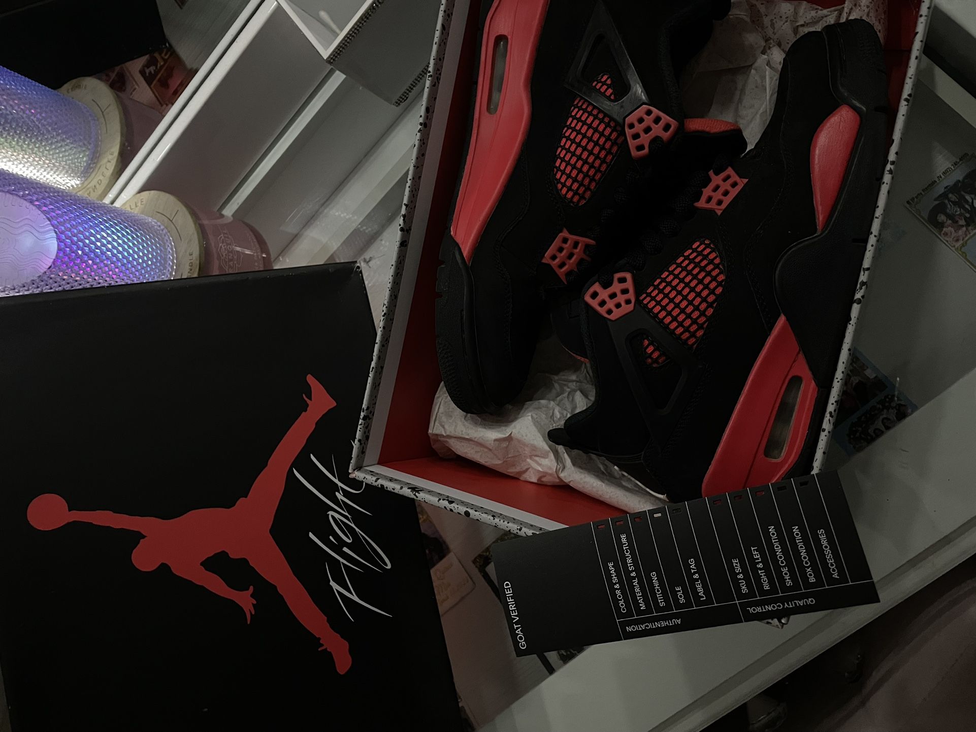 Jordan 4’s Red thunder