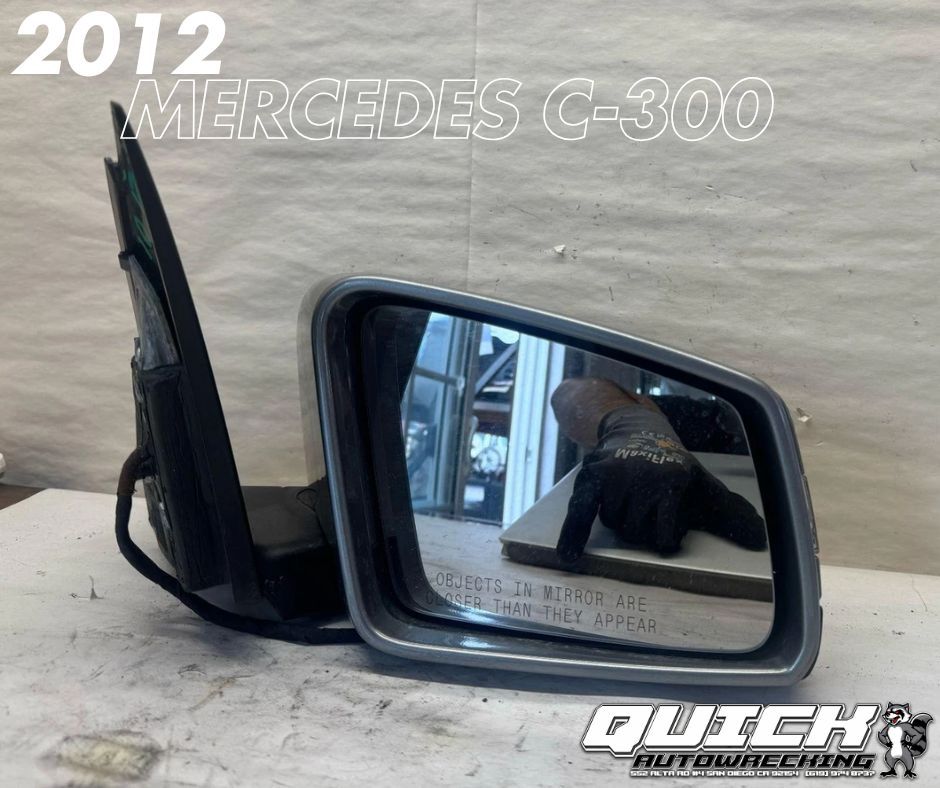 2012 Mercedes-Benz C300 – Right Side Door Mirror (RH, Passenger Side)