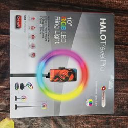 Halo TravelPro 10" RGB led Ring Light