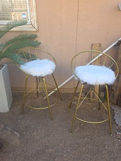Modern Glam Counter stools