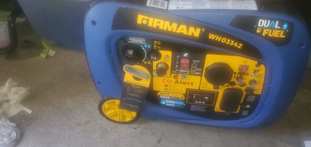 Firman Dual Fuel Gas/propane Generator