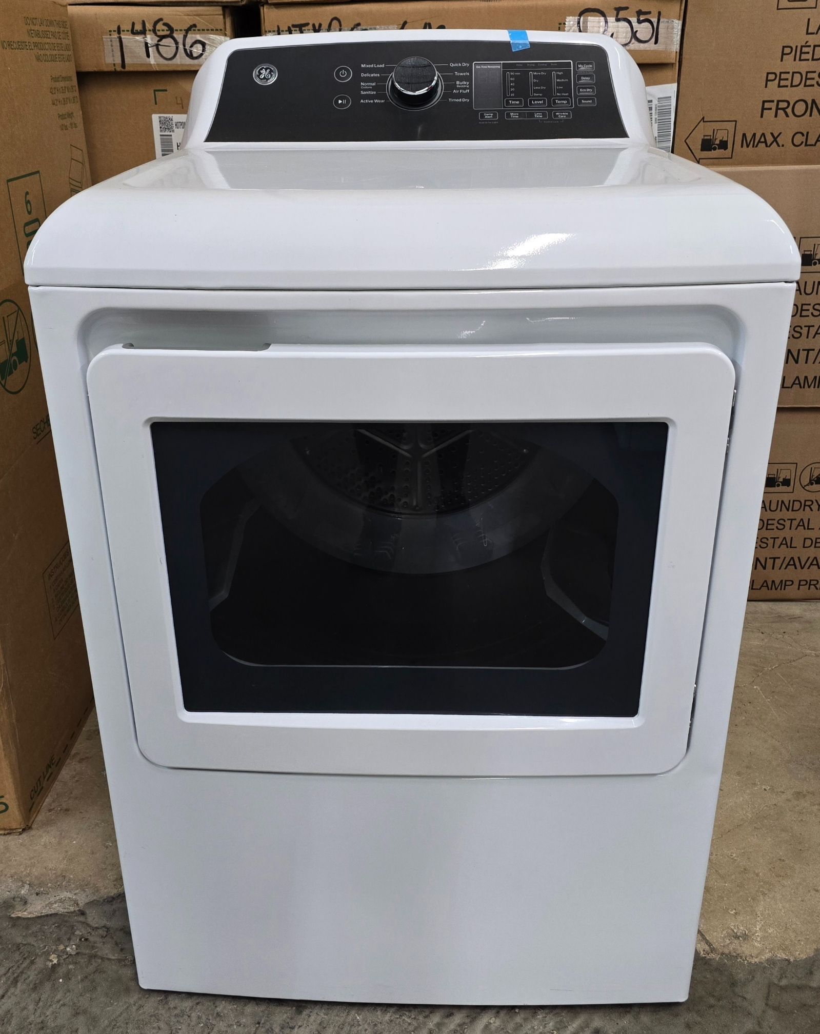 GE Gas Dryer White