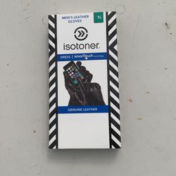 Isotoner Men’s Leather Gloves XL