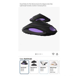 Brand new size 9.5 Wide Women/8.5 Wide Men Cloud Slides for Men Women