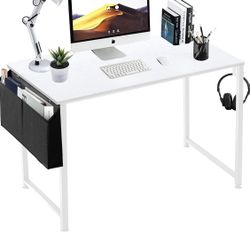 White Office Desk